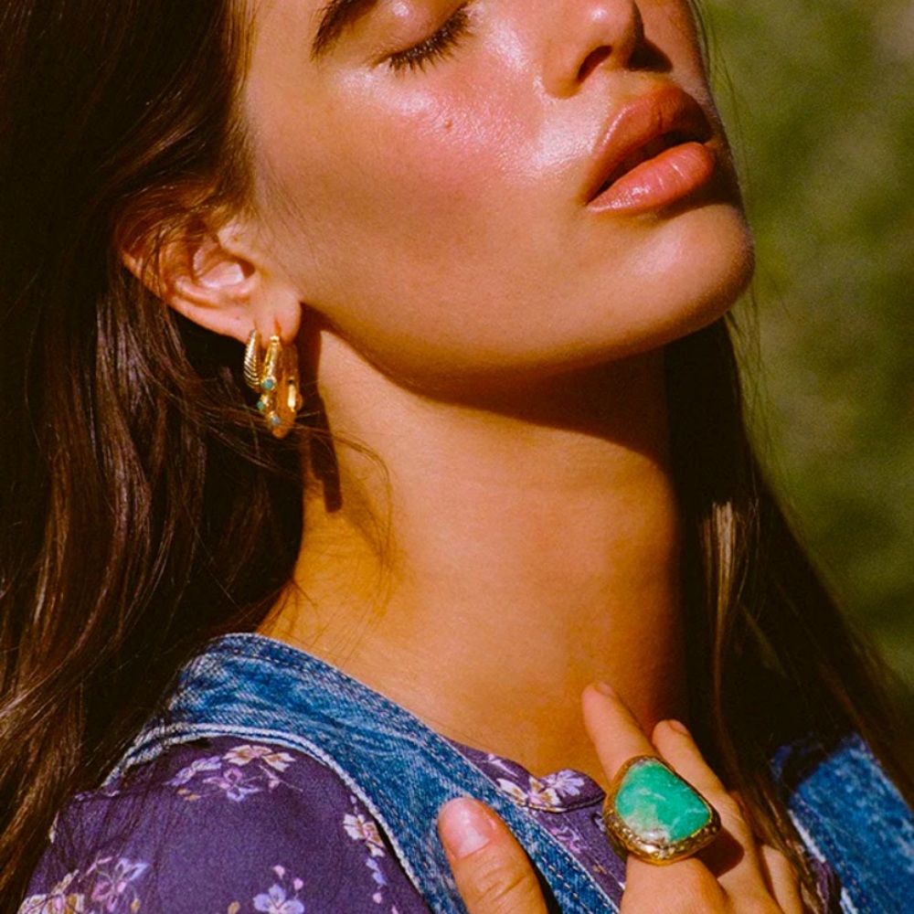 🆕✨ CHRYSOPRASE STONE RING in Joshua Tree 💚 - Picture 5 of 16